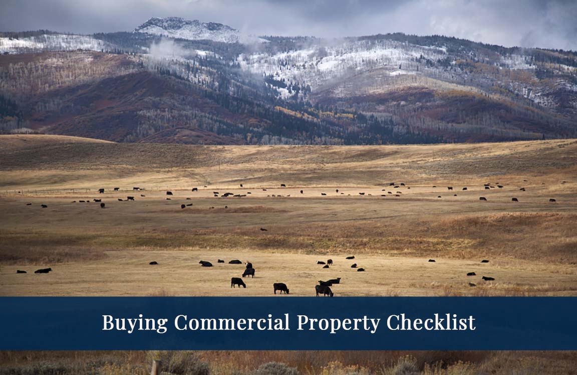 Buying Commercial Property Checklist